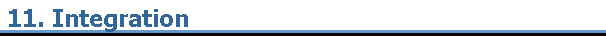 11. Integration